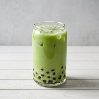 Matcha Green Tea Milk Tea Boba Drink
